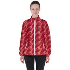 Sculpture-art-traffic-cones-plastic Women s High Neck Windbreaker by Jancukart