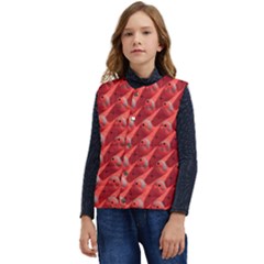 Sculpture-art-traffic-cones-plastic Kid s Short Button Up Puffer Vest	 by Jancukart