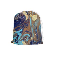 My Pour Cup Painting 5 Cbdoilprincess Drawstring Pouch (large) by CBDOilPrincess1