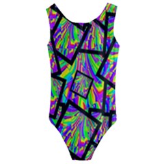 Vibrant Colors Cbdoilprincess Kids  Cut-out Back One Piece Swimsuit by CBDOilPrincess1