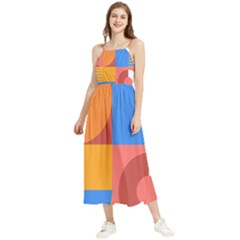 Geometric Series  Boho Sleeveless Summer Dress by Sobalvarro
