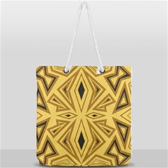 Abstract Pattern Geometric Backgrounds Full Print Rope Handle Tote (large) by Eskimos