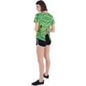 Abstract pattern geometric backgrounds Open Back Sport Tee View2