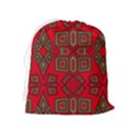 Abstract pattern geometric backgrounds Drawstring Pouch (XL) View2