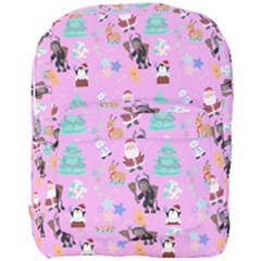 Pink Krampus Christmas Full Print Backpack by NerdySparkleGoth