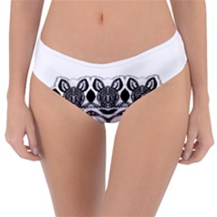 Im Fourth Dimension Black White 12 Reversible Classic Bikini Bottoms by imanmulyana