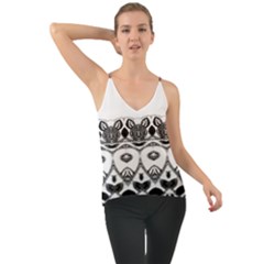 Im Fourth Dimension Black White 12 Chiffon Cami by imanmulyana