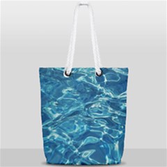 Surface Abstract  Full Print Rope Handle Tote (small) by artworkshop