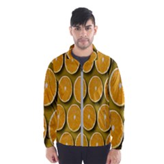 Oranges Slices  Pattern Men s Windbreaker by artworkshop