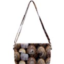 Snail Shells Pattern Arianta Arbustorum Removable Strap Clutch Bag View1