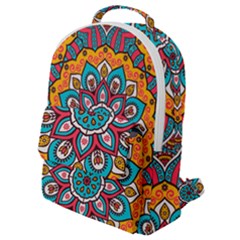 Mandala Spirit Flap Pocket Backpack (small) by zappwaits