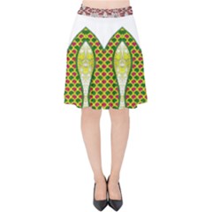 Im Fourth Dimension Colour 5 Velvet High Waist Skirt by imanmulyana