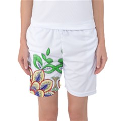 Im Fourth Dimension Colour 6 Women s Basketball Shorts by imanmulyana