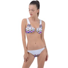 Im Fourth Dimension Colour 8 Ring Detail Crop Bikini Set by imanmulyana