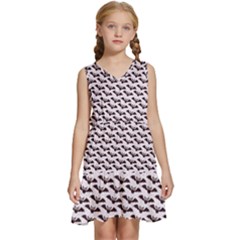 Halloween Kids  Sleeveless Tiered Mini Dress by nateshop