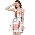 Abstract Seamless Pattern Art Inside Out Racerback Dress View3