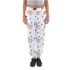 Cat Kitten Design Pattern Women s Jogger Sweatpants by Sapixe