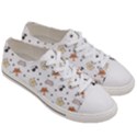 Cat Kitten Design pattern Men s Low Top Canvas Sneakers View3