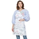 Math Formula Pattern Pocket Apron View1