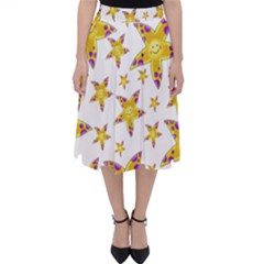 Isolated Transparent Starfish Classic Midi Skirt by Sapixe