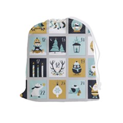 Advent Calendar Drawstring Pouch (xl) by Sapixe