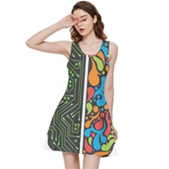 Maintaining Physical Brain Inside Out Racerback Dress by Sapixe