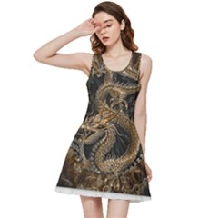Dragon Pentagram Inside Out Racerback Dress by Sapixe