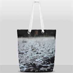  Rain Drops Water Liquid  Full Print Rope Handle Tote (small) by artworkshop