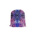 Magenta on cobalt Drawstring Pouch (Small) View1