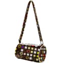 Squares-colorful-texture-modern-art Mini Cylinder Bag View1