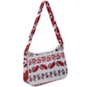 Vectors Ukraine Scheme Pattern Kit Zip Up Shoulder Bag View1
