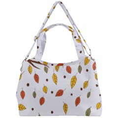 Autumn Isolated Blade Branch Double Compartment Shoulder Bag by Amaryn4rt