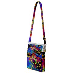 Blobs Dots Abstract Art Waves Multi Function Travel Bag by Amaryn4rt