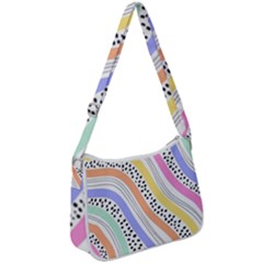 Background Abstract Wallpaper Zip Up Shoulder Bag by Amaryn4rt