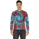 Fractal Pattern Background Men s Fleece Sweatshirt View1