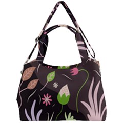 Wallpaper Floral Background Double Compartment Shoulder Bag by Amaryn4rt