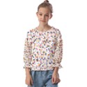 Art Pattern Design Wallpaper Kids  Cuff Sleeve Top View1