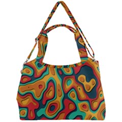 Paper Cut Abstract Pattern Double Compartment Shoulder Bag by Amaryn4rt