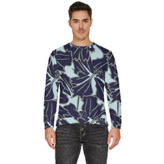 Floral Print Art Pattern Design Men s Fleece Sweatshirt by Amaryn4rt