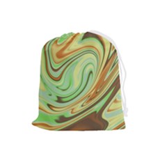 Art Background Abstract Pattern Texture Drawstring Pouch (large) by Wegoenart