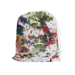 Art Creativity Painting Abstract Drawstring Pouch (xl) by Wegoenart