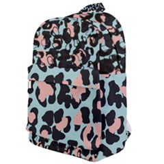 Blue And Pink Jaguar Dots Leopard Black And White Leopard Print Jaguar Dots Classic Backpack by ConteMonfrey