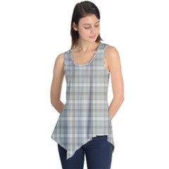 Winter Gray Plaids Sleeveless Tunic by ConteMonfrey