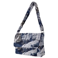 Adventure Altitude Climb Cold Full Print Messenger Bag (m) by Wegoenart