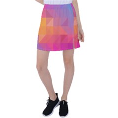 Illustration Geometric Pattern Design Graphic Tennis Skirt by Wegoenart