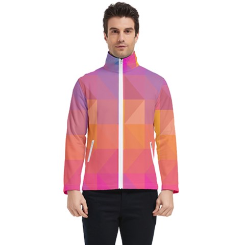 Illustration Geometric Pattern Design Graphic Men s Bomber Jacket by Wegoenart