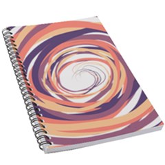 Illustration Colorful Yellow Purple Orange 5 5  X 8 5  Notebook by Wegoenart
