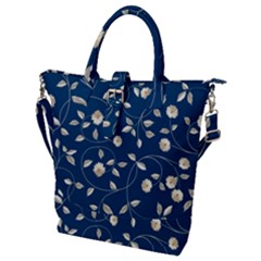 Illustration Pattern Abstract Wallpaper Design Buckle Top Tote Bag by Wegoenart
