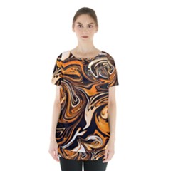 Illustration Abstract Pattern Modern Art Design Fantasy Surreal Skirt Hem Sports Top by Wegoenart