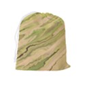 Green Pattern Texture Marble Drawstring Pouch (XL) View2
